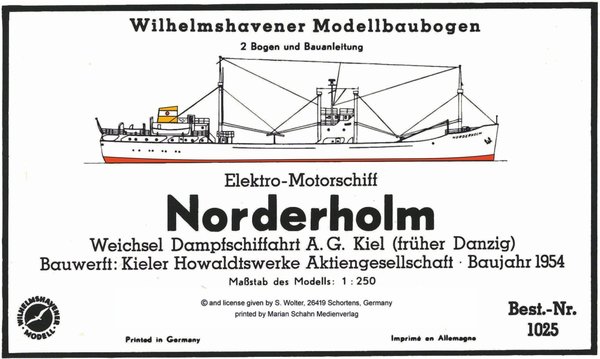 NORDERHOLM Frachter / Freighter