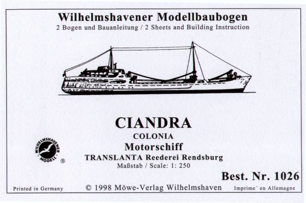 CIANDRA Frachter / Freighter