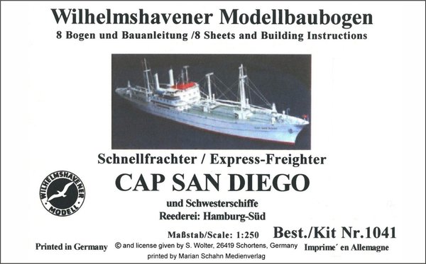 CAP SAN DIEGO Frachter / Freighter