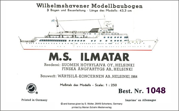 MS ILMATAR Fahrgastschiff
