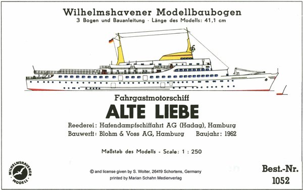 ALTE LIEBE (now HELGOLAND) Bäderschiff