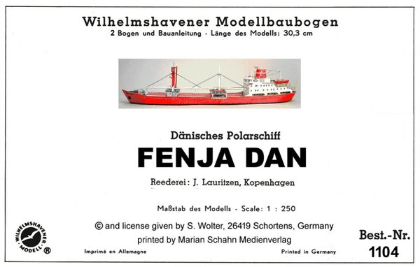 FENJA DAN, Polarschiff