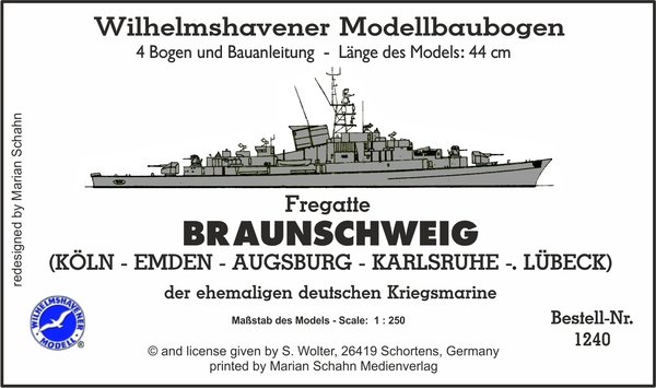 BRAUNSCHWEIG Fregatte Typ 120