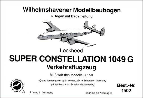Lockheed Super Constellation 1049 Lufthansa