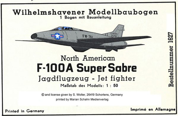 North American F-100 A SUPER SABRE